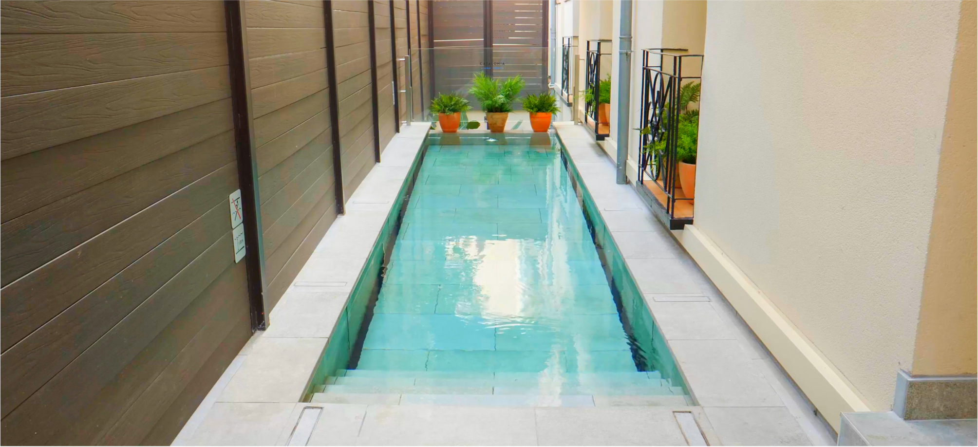Cubierta transitable piscina